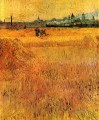 Arles View from the Wheat Fields Vincent van Gogh